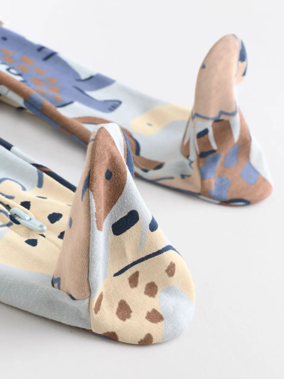 Multipacks|Babypakjes En Babypyjama's|Next - Verpakking van 4 baby pyjama's met tweewegrits (0mnd -2jr) Marineblauw