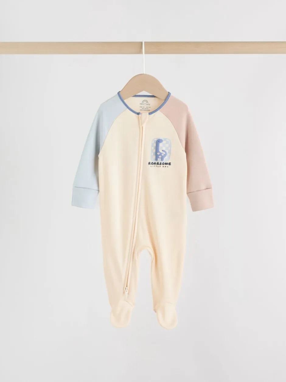 Multipacks|Babypakjes En Babypyjama's|Next - Verpakking van 4 baby pyjama's met tweewegrits (0mnd -2jr) Marineblauw