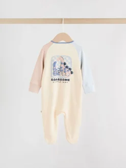 Multipacks|Babypakjes En Babypyjama's|Next - Verpakking van 4 baby pyjama's met tweewegrits (0mnd -2jr) Marineblauw