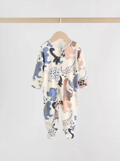 Multipacks|Babypakjes En Babypyjama's|Next - Verpakking van 4 baby pyjama's met tweewegrits (0mnd -2jr) Marineblauw