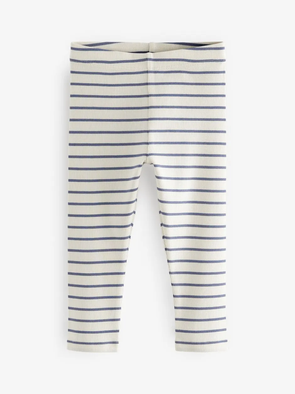Broeken En Leggings*Next - Verpakking van 5 geribbelde Leggings (3mnd -7jr) Marineblauw