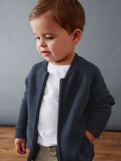 Truien En Breisels*Next Marineblauw - Vest met ritssluiting (3 mnd-7 jr)