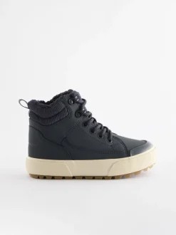 Boots*Next - Warm gevoerde hoge boots Marineblauw