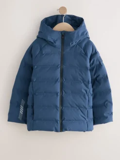 Schoolkleding|Jassen En Jacks*Next - Waterdicht halfzwaar jack met capuchon (3-17jr) Marineblauw