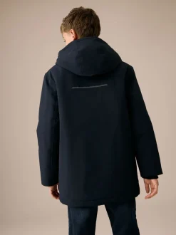 Schoolkleding|Jassen En Jacks|Next - Waterdichte parkajas (3-17jr) Marineblauw