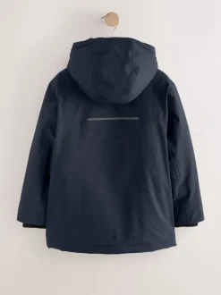 Schoolkleding|Jassen En Jacks|Next - Waterdichte parkajas (3-17jr) Marineblauw