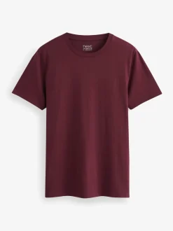 T-Shirts En Hemden*Next Marineblauw/ blauwgroen/ wit/ zwart/ groen/ bordeauxrood - Normale Pasvorm - Essential katoenen T-shirts verpakking van 6