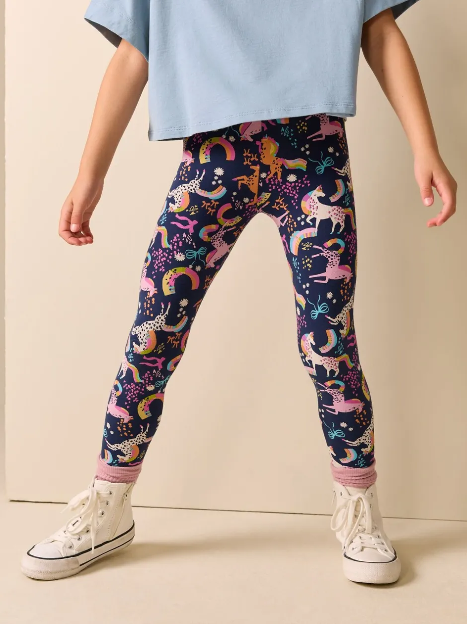 Broeken En Leggings|Next Marineblauw eenhoorn - Legging (3-16 jr)