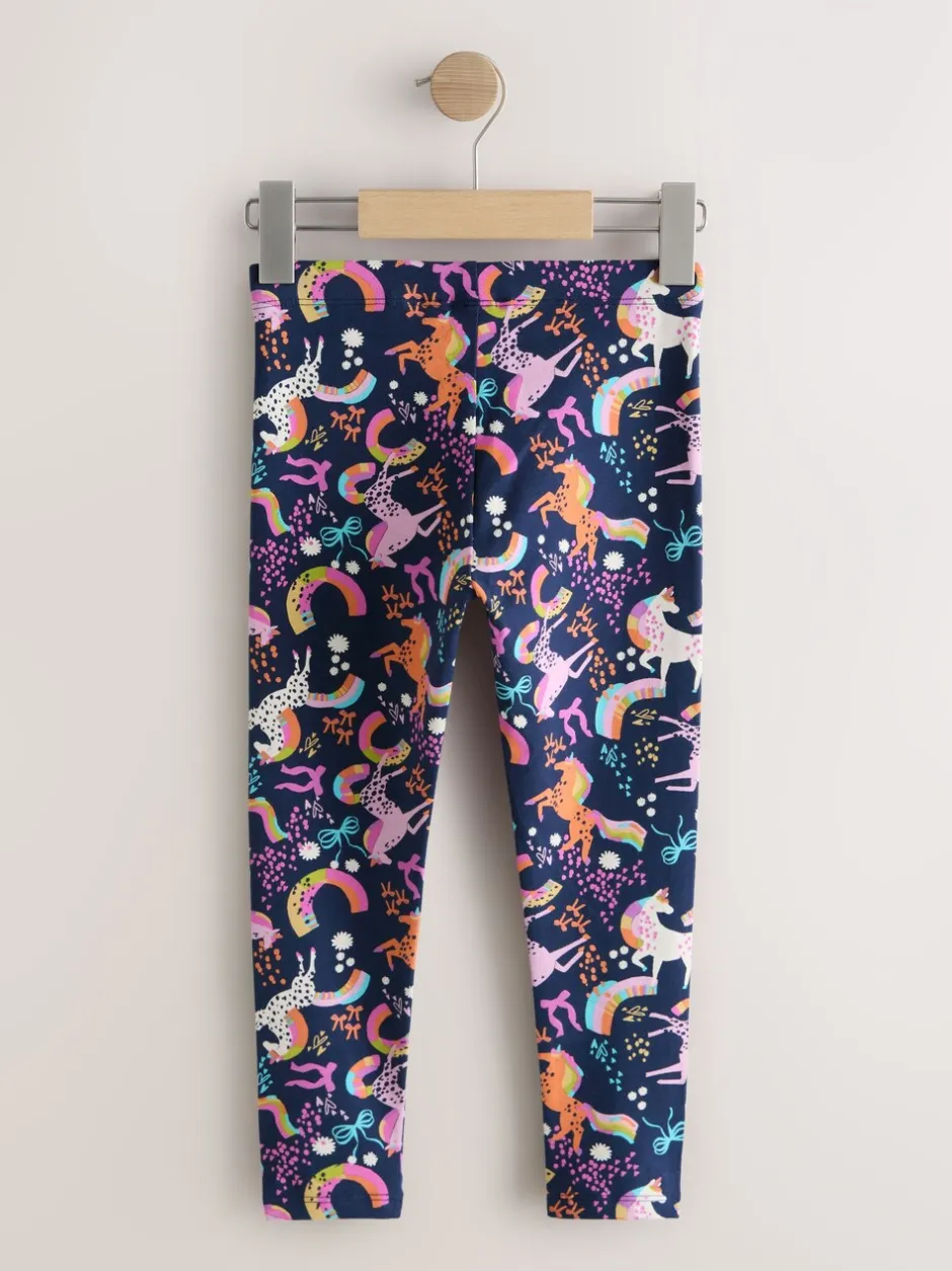Broeken En Leggings|Next Marineblauw eenhoorn - Legging (3-16 jr)