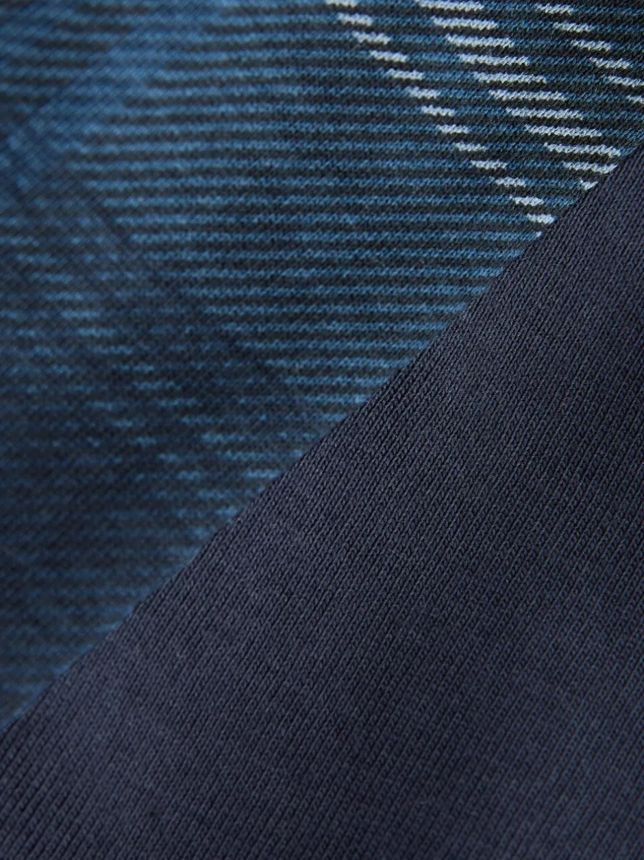 Pyjama's|Loungewear|Next - Jersey pyjama met korte mouwen Marineblauw geruit