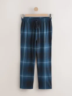 Pyjama's|Loungewear|Next - Jersey pyjama met korte mouwen Marineblauw geruit
