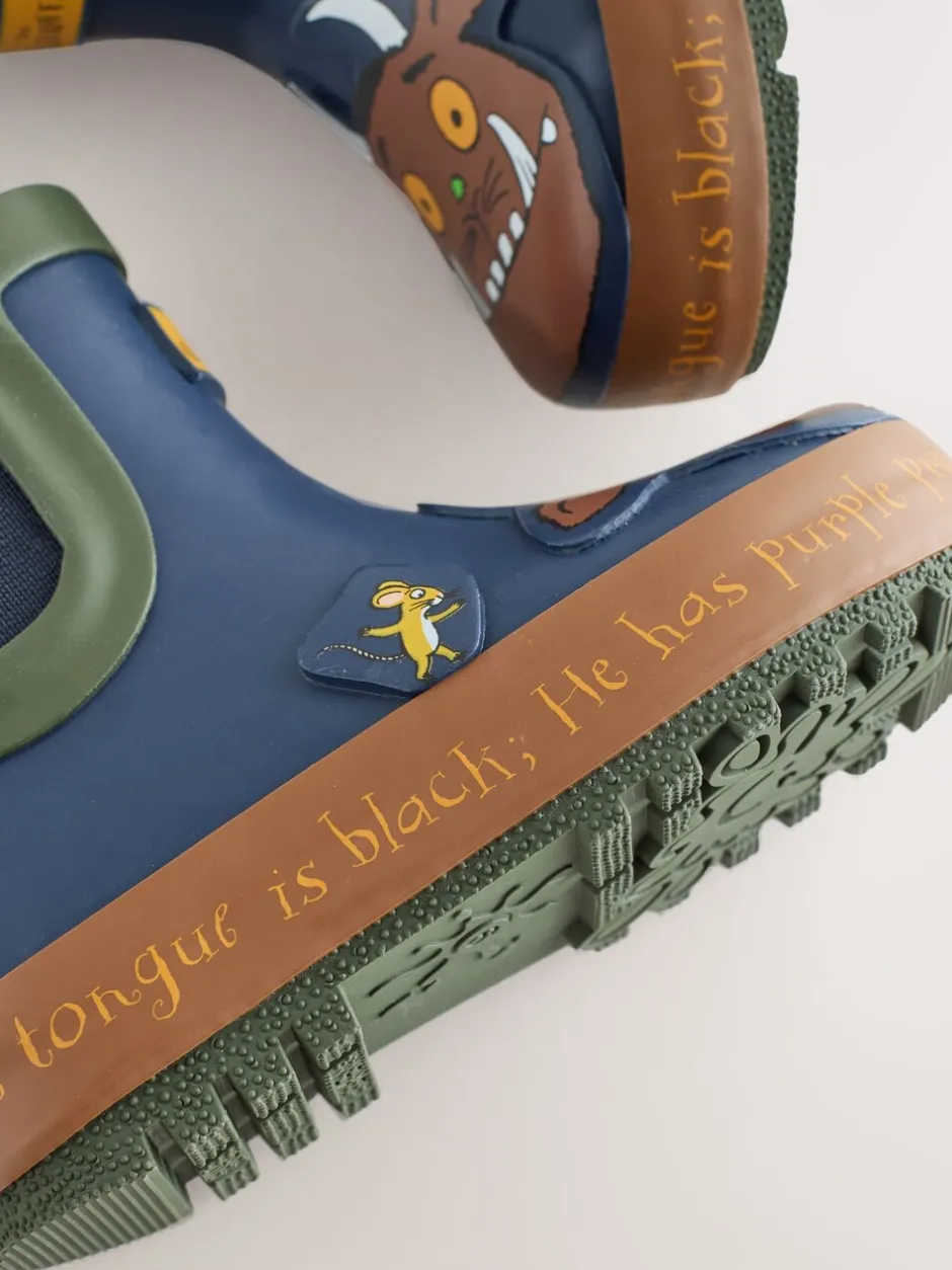 Laarzen|Next Marineblauw Gruffalo - Warme gevoerde enkellaarzen