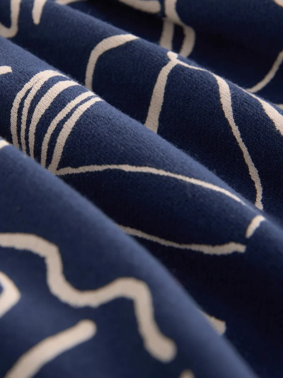 Jurken|Gebreide Kleding|Next Marineblauw met strikjes - Sweaterjurk (3 mnd-7 jr)