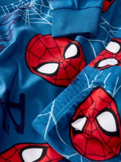 Pyjama's|Nachtkleding En Pyjama's*Next Marineblauw Spider-Man - Enkele behaaglijke fleece pyjama met licentie (12mnd -10jr)