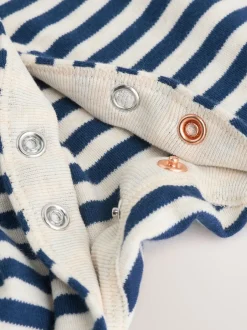 Babypakjes En Babypyjama's*Next - Baby Family-pyjama (0-2jr) Marineblauw streep Mummys Little Cub