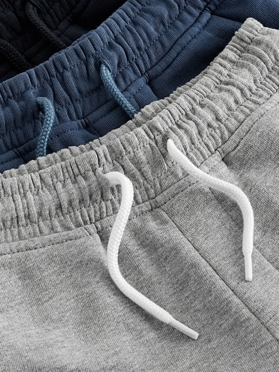 Shorts|Next Marineblauw/blauw/grijs - Verpakking van 3 basic shorts (3-16jr)