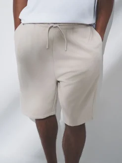 Shorts*The Set - 3 Pack Relaxed Fit Sweat Shorts Marineblauw/bruin