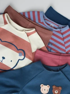 Tops|Sets En Combisets*Next Marineblauw/bruin met beer - Tops en Leggings 6 -delige babyset (0mnd-3jr)