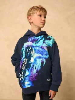 Sweaters En Hoody´S*Next Marineblauwe controller - Grafische print hoodie voor oudere jongens (3-16jaar)