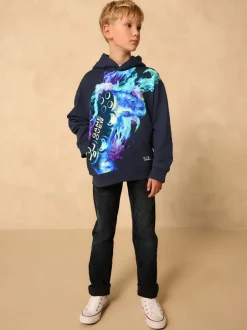 Sweaters En Hoody´S*Next Marineblauwe controller - Grafische print hoodie voor oudere jongens (3-16jaar)