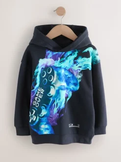 Sweaters En Hoody´S*Next Marineblauwe controller - Grafische print hoodie voor oudere jongens (3-16jaar)
