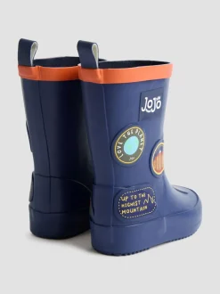 Laarzen|Jojo Maman Bébé - Plain Wellies Marineblauwe sticker