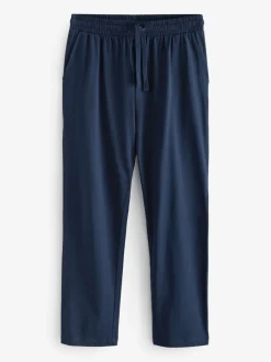 Pyjama's|Next Marineblauw/grijs - Jersey pyjamaset met lange mouwen