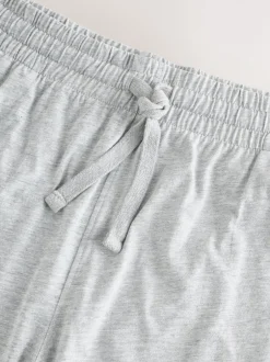 Pyjama's|Next - Set van 3 jersey pyjamashorts Marineblauw/grijs