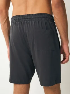 Pyjama's|Next - Set van 3 jersey pyjamashorts Marineblauw/grijs
