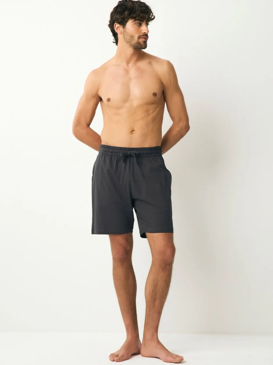 Pyjama's|Next - Set van 3 jersey pyjamashorts Marineblauw/grijs