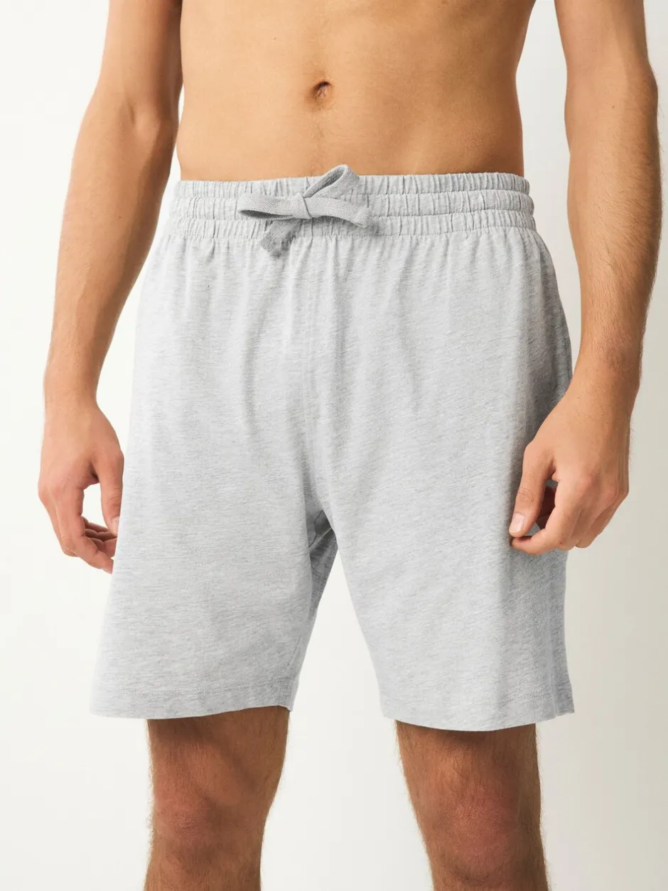 Pyjama's|Next - Set van 3 jersey pyjamashorts Marineblauw/grijs