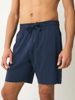 Pyjama's|Next - Set van 3 jersey pyjamashorts Marineblauw/grijs