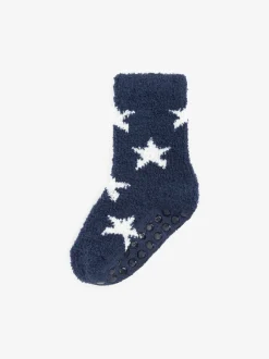 Sokken*Next Marineblauw/grijs met sterren - 2 paar knusse sokken