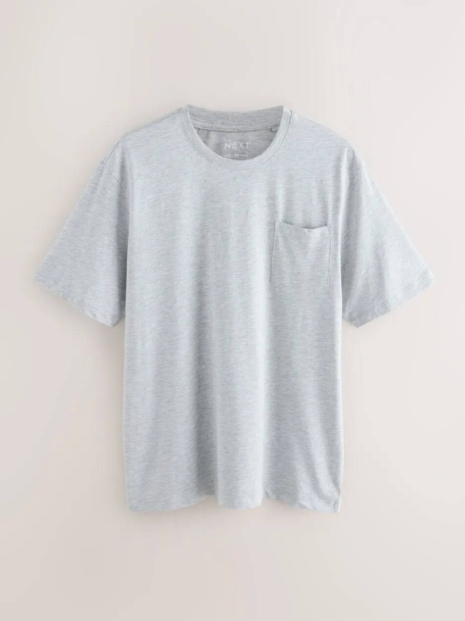 Pyjama's|Next Marineblauw/grijs/blauw - Set van 3 jersey pyjamashorts