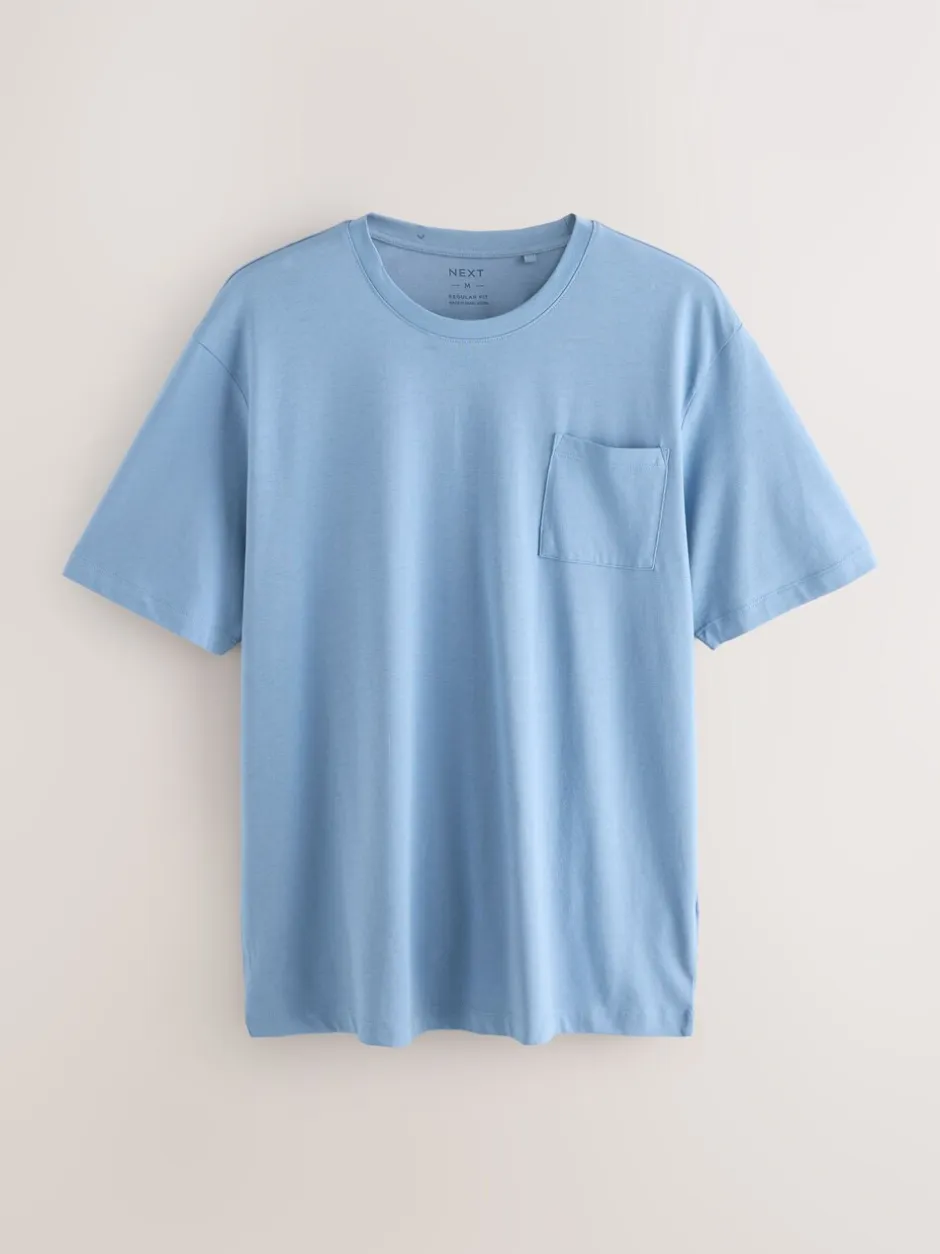 Pyjama's|Next Marineblauw/grijs/blauw - Set van 3 jersey pyjamashorts