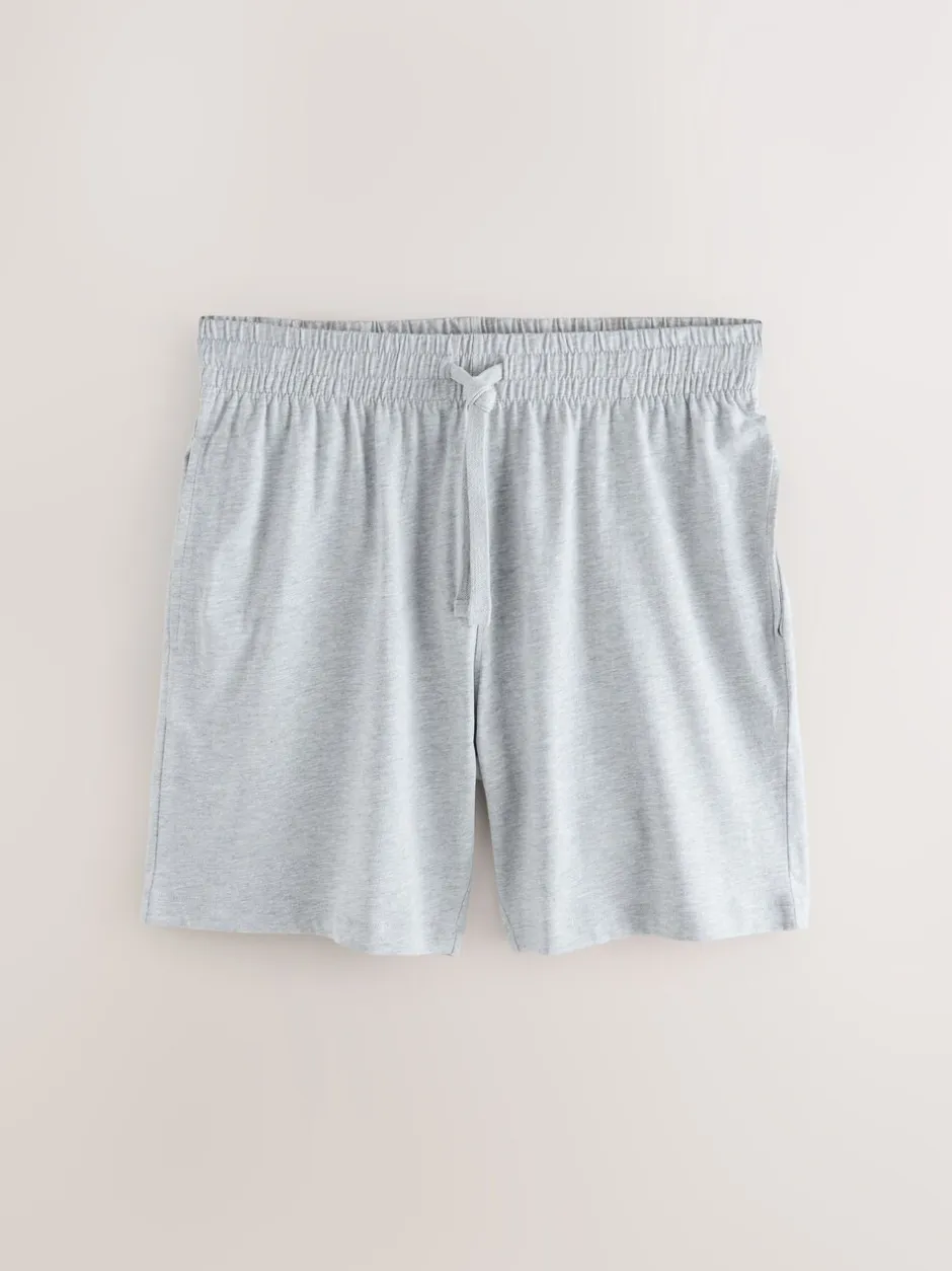 Pyjama's|Next Marineblauw/grijs/blauw - Set van 3 jersey pyjamashorts