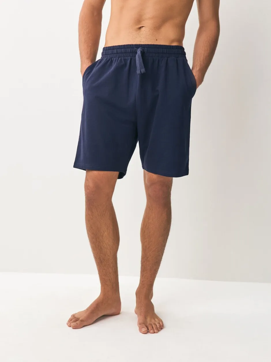Shorts|Next - Loopback Soft Touch Shorts 3 Pack Marineblauw/grijs/zwart