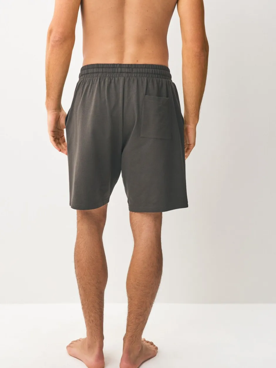 Shorts|Next - Loopback Soft Touch Shorts 3 Pack Marineblauw/grijs/zwart