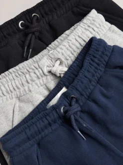 Broeken En Leggings*Next - Verpakking van 3 zachte jersey joggingbroeken met normale pasvorm (3-16jr) Marineblauw/grijs/zwart
