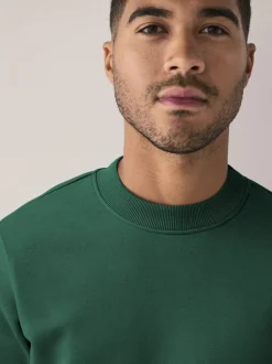 Sweaters En Hoody´S|Sweaters En Hoody´S|Next - Cotton Rich Jersey Crew Sweatshirts 2 Pack Marineblauw/groen