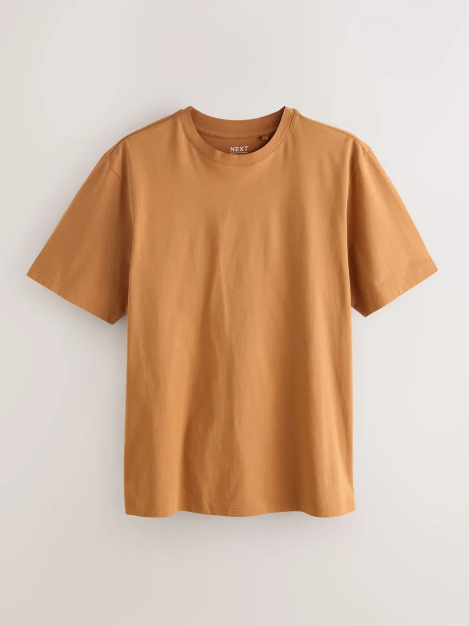 T-Shirts En Hemden|Next Marineblauw/Groen/Bordeaux Rood/Geel/Leigrijs/Blauw - Normale Pasvorm - Essential katoenen T-shirts verpakking van 6