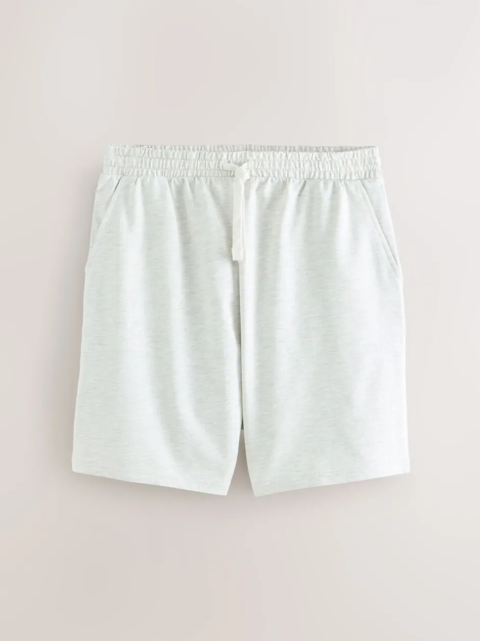 Shorts*Next - Loopback Soft Touch Shorts 3 Pack Marineblauw/groen/ijsgrijs