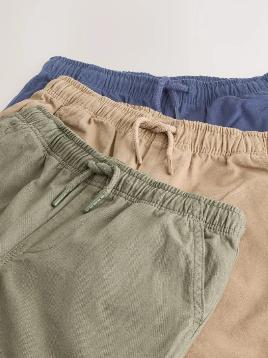 Shorts|Next - Short (3-16 jr) Marineblauw/kaki