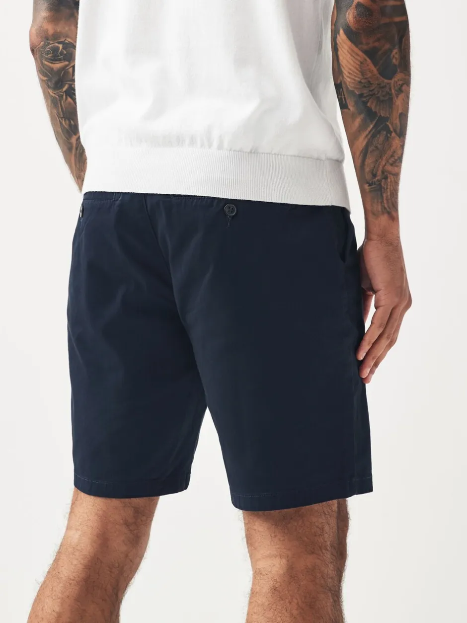 Shorts*Next - Straight fit - Set van 2 chinoshorts met stretch Marineblauw/kiezelkleurig