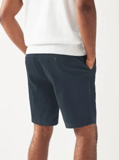 Shorts|Next - Slim Fit - Set van 2 chinoshorts met stretch Marineblauw/kiezelkleurig