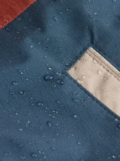 Schoolkleding|Jassen, Jacks En Kinderwagenpakjes*Next Marineblauw/rood met kleurvlakken - Waterdichte parka met borgvoering (3mnd -7jr)