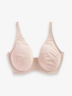 Beha's|Next - DD+ ultiem comfort beha's van katoenmix verpakking van 3 Marineblauw/roze/wit