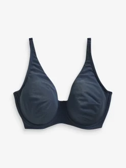 Beha's|Next - DD+ ultiem comfort beha's van katoenmix verpakking van 3 Marineblauw/roze/wit
