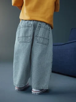 Jeans En Joggingbroeken|Jeans|Next - Jeans met wijde pijpen (3 mnd-7 jr) Marineblauw/wit