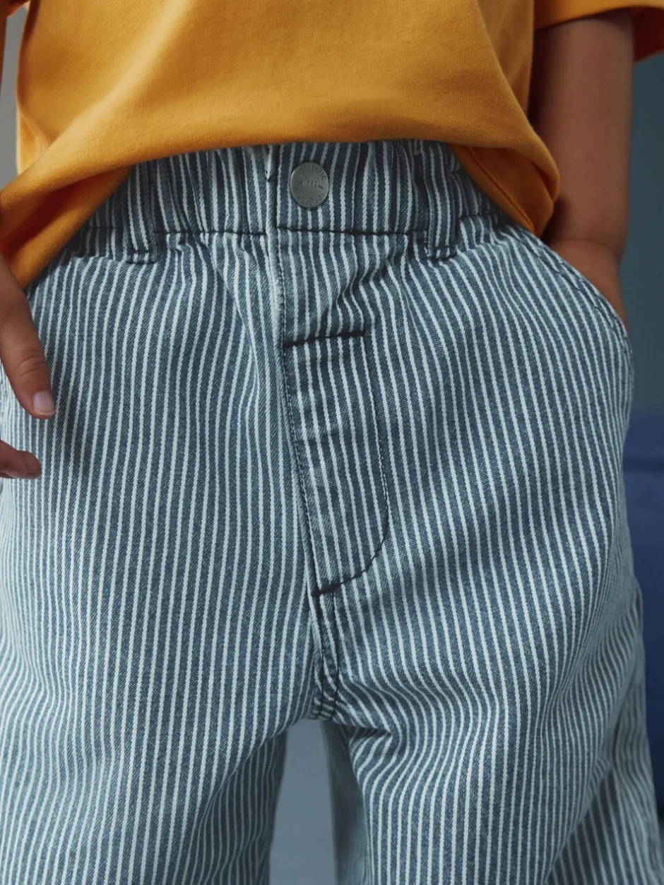 Jeans En Joggingbroeken|Jeans|Next - Jeans met wijde pijpen (3 mnd-7 jr) Marineblauw/wit